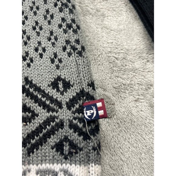 Phat Farm Mens XXL Nordic Zip Pocket Sweater In Black & Gray Christmas - Picture 9 of 14